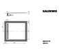 Kaldewei Duschwanne NEXSYS 2614 90x100cm, bodeneben, alpinweiß matt
