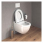 Duravit WC-Sitz Starck 3 ohne Absenkautomatik, Scharniere Edelstahl, weiß