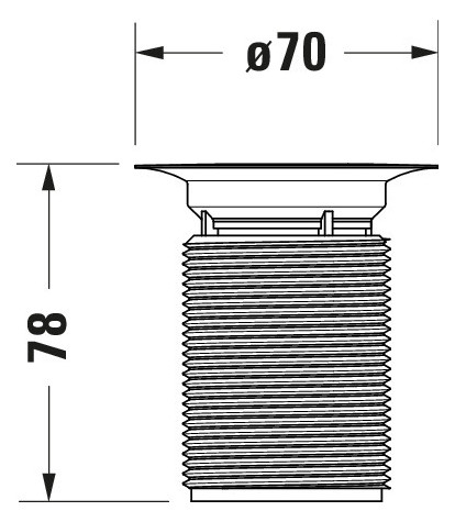Duravit Geruchsverschluss Architec Dry für Urinal Architec Dry