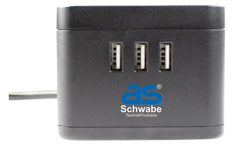 Bild Steckdosenwürfel, 2 fach, IP 20 - as Schwabe TechnikProdukte-1