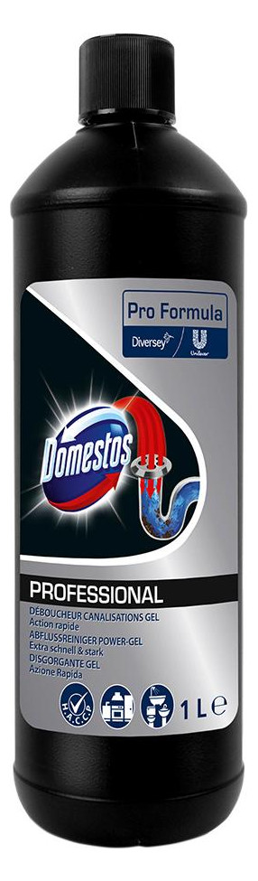 Bild DOMESTOS Professional Abflussreiniger Po wer-Gel 6x1L-0