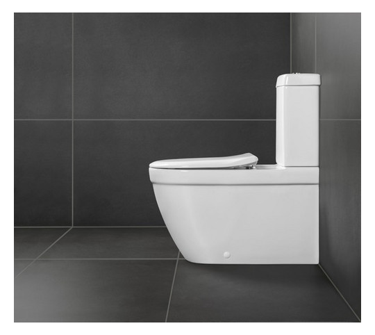 V&B WC-Sitz Architectura mit QuickRelease und SoftClosing Funktion, Edelstahl Scharniere, weiß
