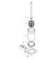 hansgrohe WC-Bürstengarnitur AddStoris Wandmontage, Metall, Glas, brushed black chrome