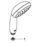 GROHE Handbrause Tempesta 100 2 Strahlarten, chrom