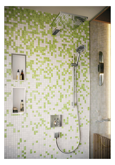 hansgrohe Fertigmontageset ShowerSelect UP-Thermostat, 2 Verbraucher, chrom