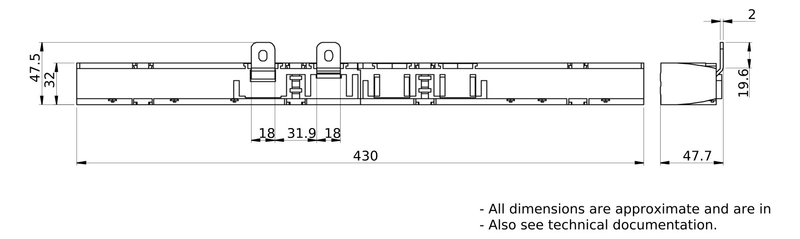 Steuerleitungsklemme 2p 10qmm