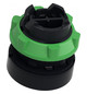 Drucktaster Front 1f gn Ø22,5mm rnd IP66 Tastend