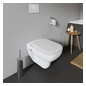 Duravit WC-Sitz D-Code mit Absenkautomatik, Scharniere Kunststoff, weiß
