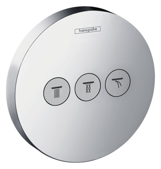 hansgrohe Fertigmontageset ShowerSelect S UP-Ventil, 3 Verbraucher, chrom