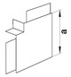 Flachwinkel LF-K HFT 110x61mm Kst unbeh ver-ws RAL9016 hfr