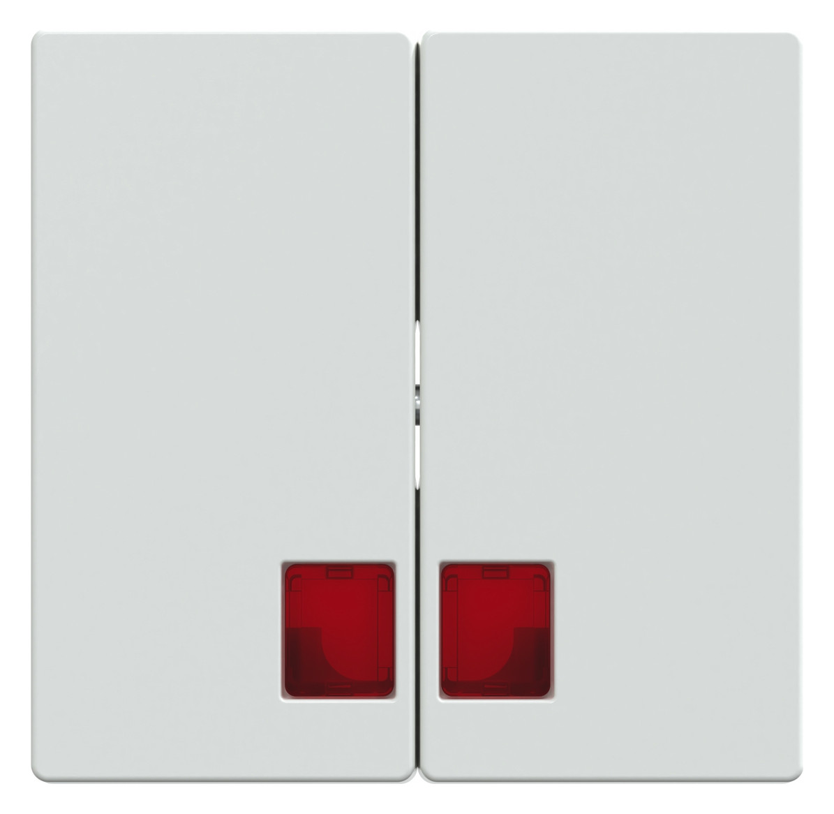 Wippe Serien Schalter System M akws glz aktivweiß Kontrollfenster/Lichtauslass