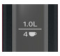 Wasserkocher 1,7l Edst DesignLine 2400W rt Anzeige:außen m.Sieb