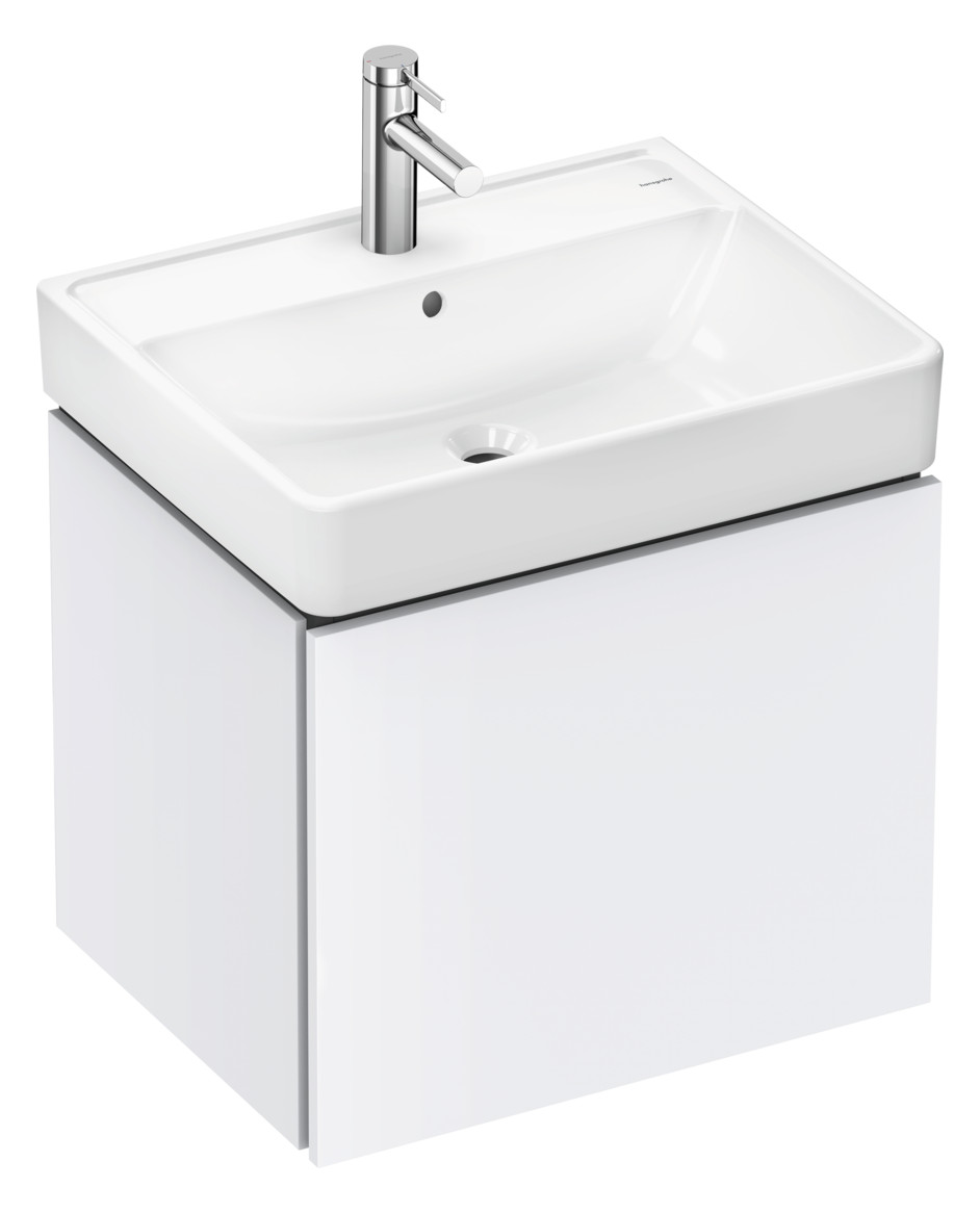 hansgrohe Waschtisch Xanuia Q 600x480mm, mit Hahnloch/Überlauf, weiß