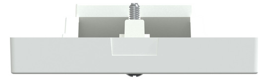Zentralplatte UAE/IAE 2f System M akws Schraubbef aktivweiß