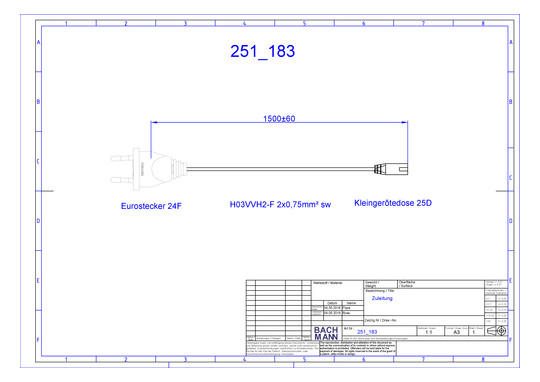 Bachmann Kleingeräteleitung      251.183 