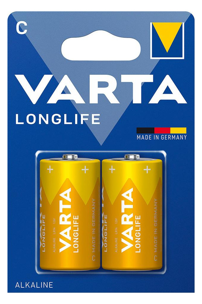 Bild Batterie LONGLIFE C 2er Blister Alkaline - VARTA-0