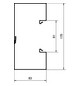 Geräteeinbaukanal ST 170x85mm vz 8280qmm GEB-K 2000mm