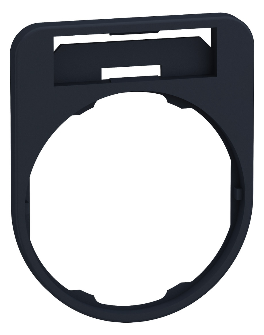 Schildträger 40x50mm Harmony XB5 Wappen sw Ø30mm