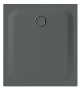 Duschwanne BetteUltra 1660 100x90x2,5cm, Glasur, smoke