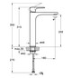VitrA Bad Waschtisch-Einhebelmischer Root Round Ausladung 180mm, ohne Ablaufgarnitur, für freistehende Aufsatzschalen, Kupfer