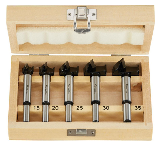 fortis-HW-Kunstbohrer-Satz - 5-teilig, 15-35,0mm