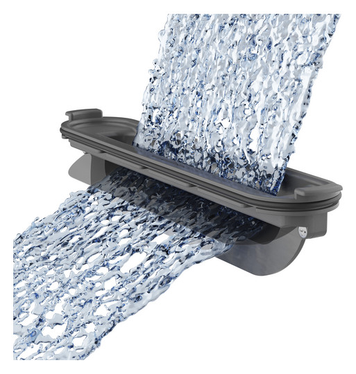 hansgrohe RainDrain Flex Duschrinne 800 mm, brushed black chrome, Fertigset, kürzbar, zur Wandmontage