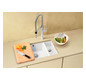 Blanco Becken Subline 350/150-U Keramik 56,7 x 45,6 cm, PuraPlus magnolia glänzend, für Unterbau
