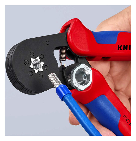 Kerbzange mech 180mm Aderendh 0,08-10qmm
