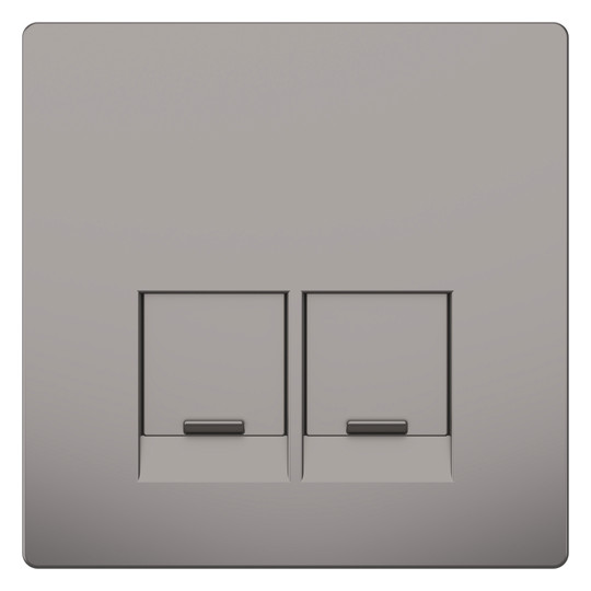 Zentralplatte USB 2f System Design ni Klemmbef m.Beschr.Feld