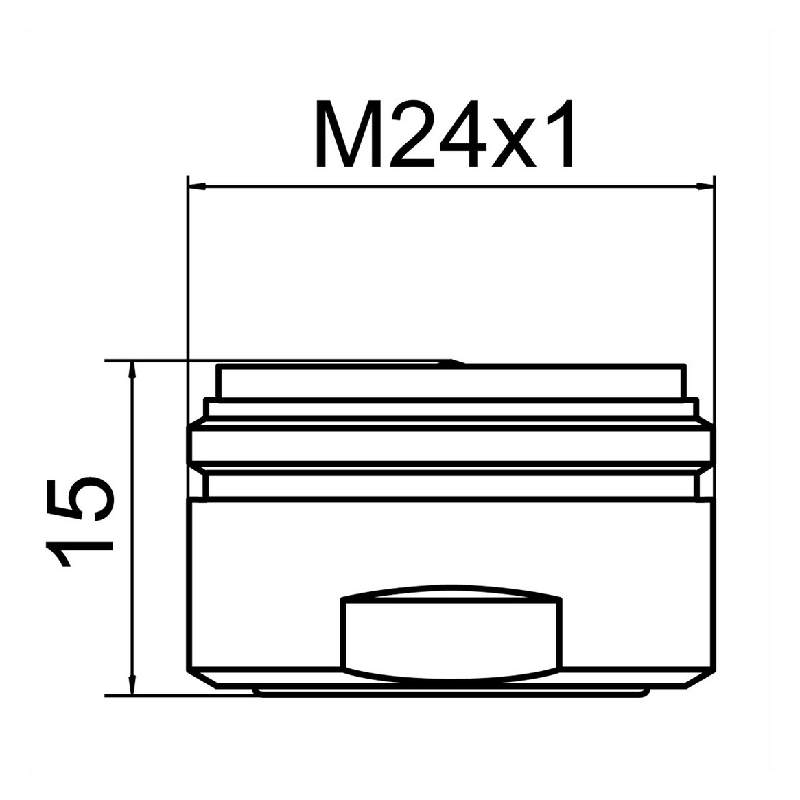 NEOPERL Strahlregler MIKADO PCA M 24 x 1, 0,35 gpm, 1,3 l/min, verchromt