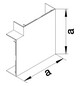 Flachwinkel GEB-K HFT 68x210mm Kst lgr hfr unbeh RAL7035