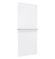 Zehnder Design-Elektrobadheizkörper fina Lean Bar FIFE-180-070/D, 1800 x 700 mm, Umbra grey, RAL 7022