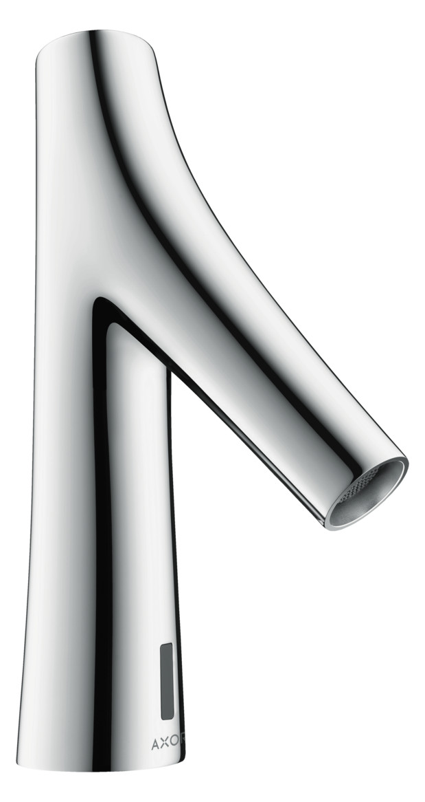 hansgrohe Elektronik-Waschtischmischer Axor Starck Organic mit Temperaturvoreinstellung, Netzanschluss, chrom