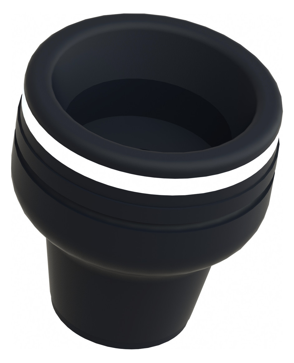 Drucktaster Front 1f sw Ø22,5mm rnd IP65 Tastend