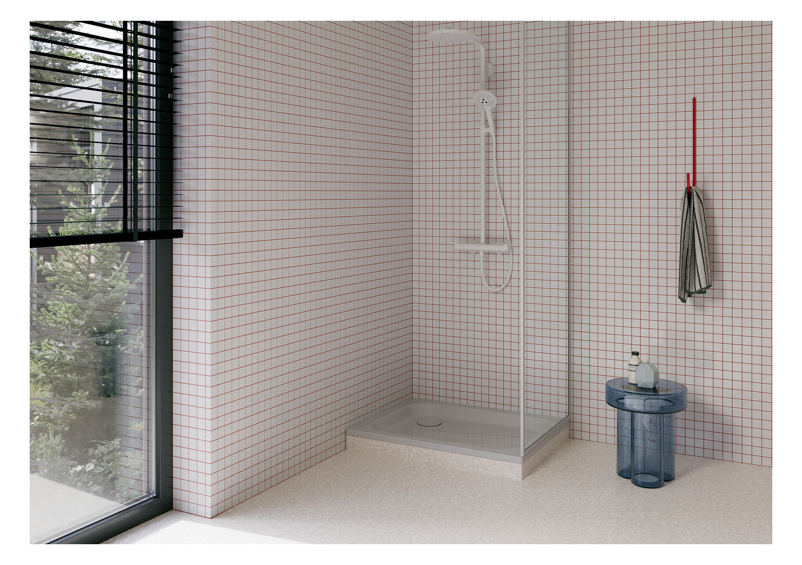 Duschwanne BetteSupra 5680 80x70x6,5cm, manhattan