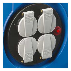 Kabeltrommel Kst 50m H05VV-F 3x1,5mm IP20 4xSteckdosen m.Tragerahmen Kabeltrommel Kst 50m H05VV-F 3x1,5mm IP20 4xSteckdosen m.Tragerahmen