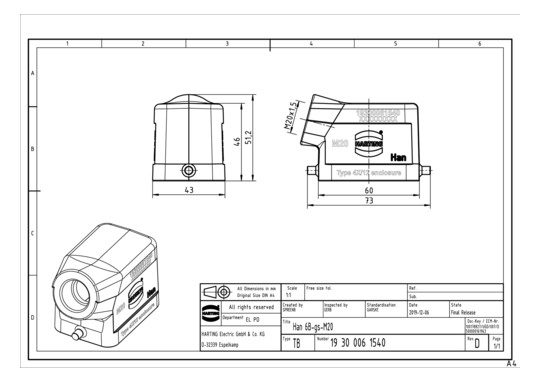 HART Tüllengeh.-Obert. M20   19300061540 