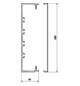 Leitungsführungskanal Kst 61x230x2000mm ver-ws LF-K unbeh 11150qmm RAL9016