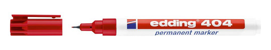 edding-Permanentmarker Nr.401, rot - ca.0,75 mm
