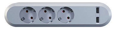 Bachmann USB Smart, 3xSchuko,    381.801 