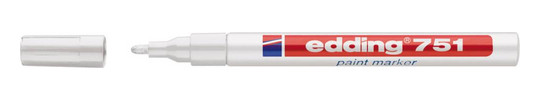 edding-Lackmarker 751, weiß - 1-2mm