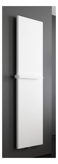 Bemm Planheizwand Plawa Softline 2000 x 600 mm, edelweiß, pulverbeschichtet, Anschluss für E-Heizstab