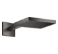 hansgrohe Kopfbrause Axor Starck mit Brausearm, Wandmontage, 240x240mm, 1jet, polished black chrome