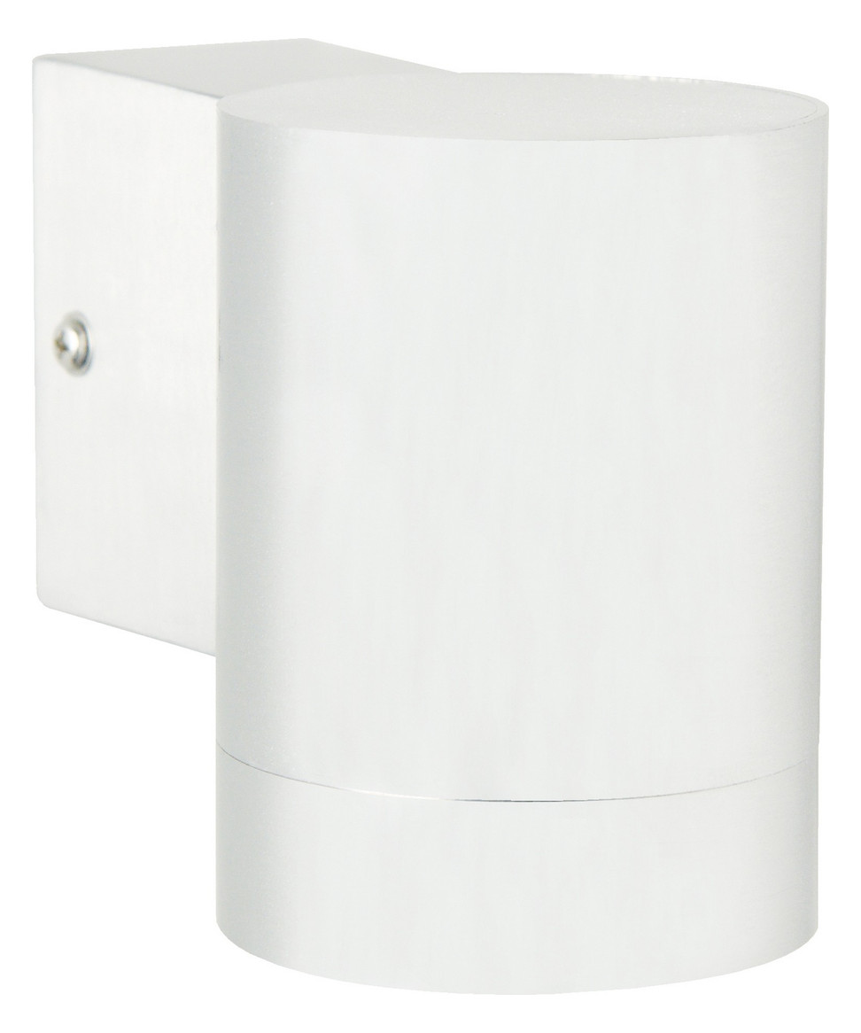 Wandanbauleuchte Tin Maxi 35W HV ws IP54 GU10 Ø76x105mm