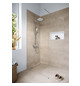 hansgrohe Duschrinne RainDrain Compact 600 mm, Komplettset, befliesbar, für flache Installation, chrom
