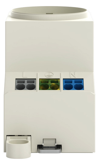 Steckdose REG 250V/AC 16A m.KontrLeuchte 2,5TE Mit Kontroll-Leuchte 84,7mm IP20