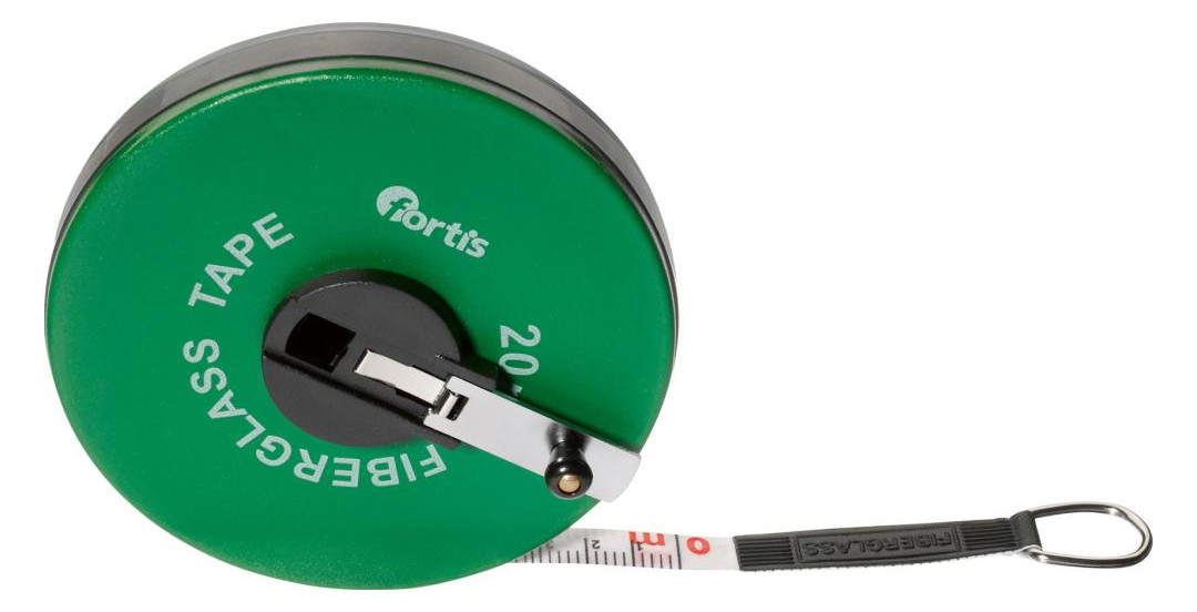 Bild Kapselbandmaß Glasfaser 20mx15mm Maßanfa ng A FORTIS-2