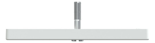 Zentralplatte Sat/TV/Radi System M akws Schraubbef 4f aktivweiß