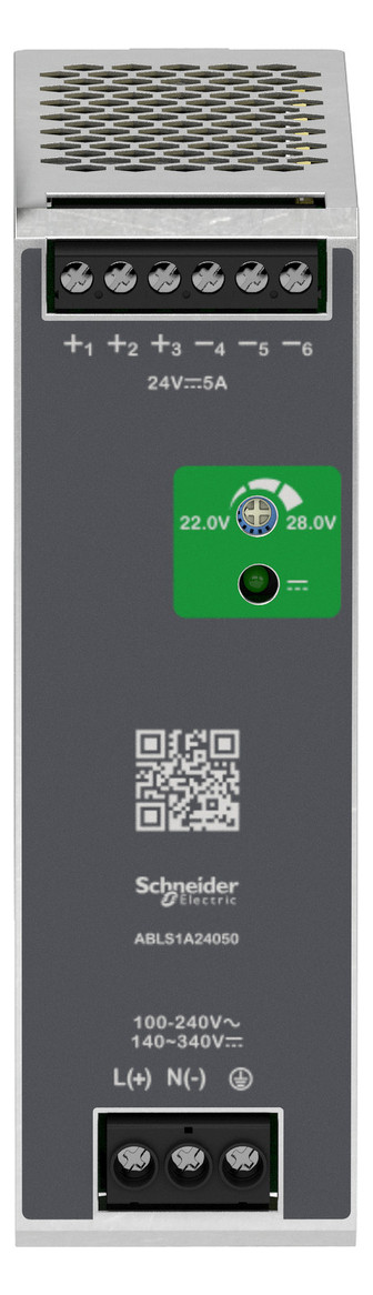 Gleichstromversorgung 24V 120W 120VA 100-240VAC 5A Kurzschlussf IP20