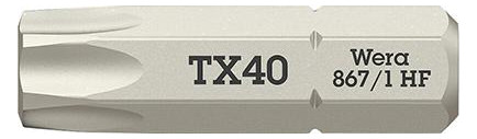 Wera-Bits mit Haltefunktion Torx 867/1HF - T40
